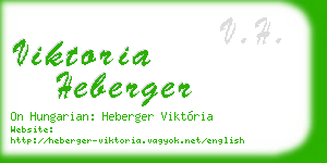 viktoria heberger business card